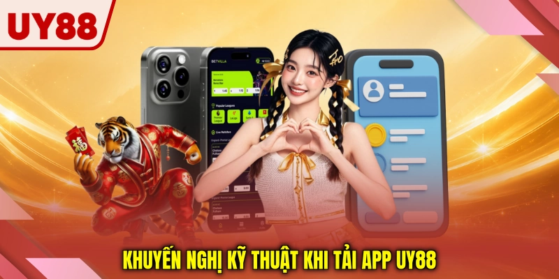 Khuyến nghị kỹ thuật khi tải app UY88